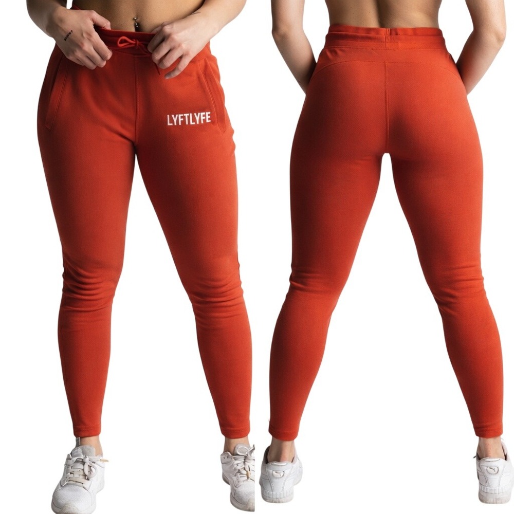LyftLyfe Womens S Orange‎ React Joggers Pants